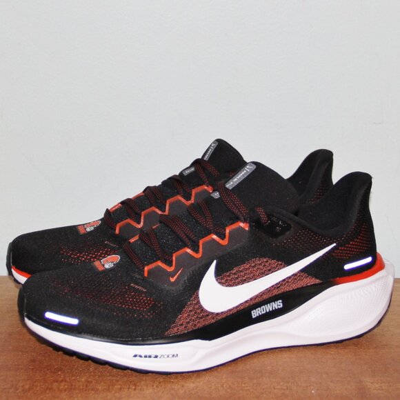 Nike Air Zoom Pegasus 41 Cleveland Browns Football Mens 9 Black - Picture 2 of 7